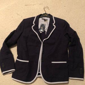 Brooks Brothers 346 Navy Blue Blazer, Size 12